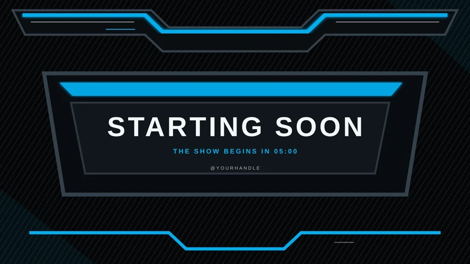 Niox Blue Pack Starting soon scene