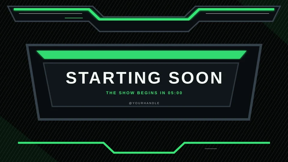 Niox Green Pack Starting soon scene