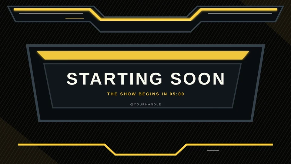 Niox Yellow Pack Starting soon scene