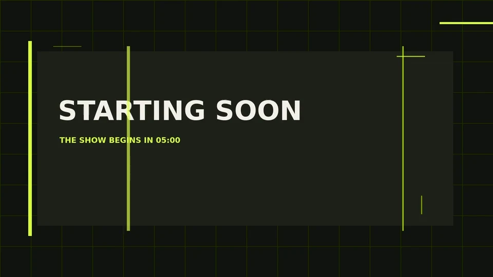 Signal Foundry Starting soon scene